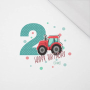2ST BIRTHDAY / TRACTOR -  panel, single jersey 120g 