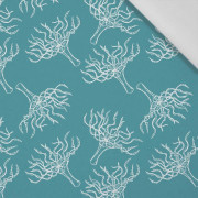 CORALS (BLUE PLANET) - Cotton woven fabric