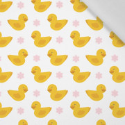 DUCKLINGS (ANIMAL GARDEN) - Cotton woven fabric