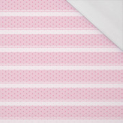 STRIPES ON DOTS  pat. 2 (PUMPKIN GARDEN) - single jersey with elastane 