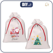 Gift pouches - SANTA AND ELF (CHRISTMAS FRIENDS) - sewing set