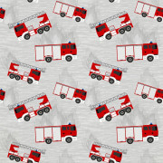 FIRE BRIGADE - Cotton woven fabric