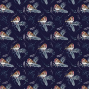 WINTER ROBINS (WINTER IN PARK) - Waterproof woven fabric