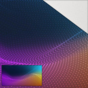 ABSTRACTION pat. 6 - panel (80cm x 155cm) Hydrophobic brushed knit