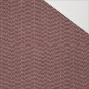 HERRINGBONE / NIGHT CALL / rose quartz - Hydrophobic brushed knit