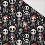 SKELETONS AND SANTAS - Hydrophobic brushed knit