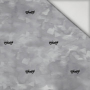 JEEPS (minimal) / CAMOUFLAGE pat. 2 (grey) - lycra 300g