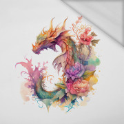 WATERCOLOR DRAGON PAT. 2  - panel (75cm x 80cm) Thermo lycra