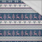REINDEERS PAT. 3 / dark blue (NORWEGIAN PATTERNS)  - Thermo lycra