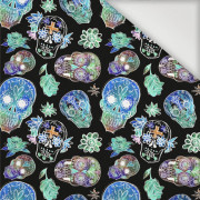 NEON SKULLS pat. 1 (DIA DE LOS MUERTOS) - Nylon fabric PUMI