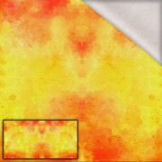 YELLOW SPECKS -  PANEL (80cm x 155cm) brushed knitwear with elastane ITY