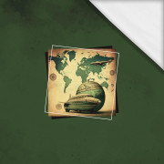 TRAVEL TIME PAT. 4 - panel (75cm x 80cm) SINGLE JERSEY ITY