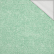 ACID WASH / MINT - looped knit fabric