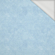 ACID WASH / LIGHT BLUE - looped knit fabric