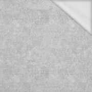 ACID WASH / LIGHT GRAY - looped knit fabric