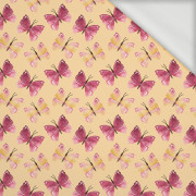 BUTTERFLIES (BEARS AND BUTTERFLIES) - looped knit fabric