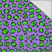 NEON LEOPARD PAT. 1 - looped knit fabric