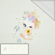 BUNNY PAT. 2 (CUTE BUNNIES) - panel (60cm x 155cm) looped knit 