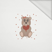 MRS. BEAR (BEARS IN LOVE) - panel looped knit 50cm x 60cm