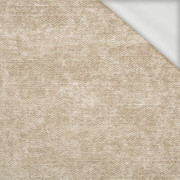 VINTAGE LOOK JEANS (beige) - looped knit fabric