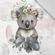 BABY KOALA - panel (75cm x 80cm) Cotton woven fabric