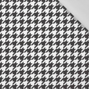 BLACK HOUNDSTOOTH / WHITE - Cotton woven fabric