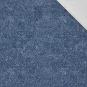 ACID WASH / DARK BLUE - Cotton woven fabric