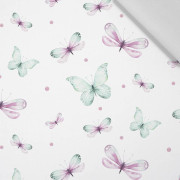 BUTTERFLIES PAT. 3 (WATER-COLOR BUTTERFLIES) - Cotton woven fabric