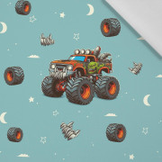 MONSTER TRUCK PAT. 1 - panel (60cm x 50cm) Cotton woven fabric