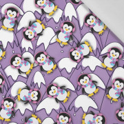 PENGUINS ON PEAKS (PENGUINS) - Cotton woven fabric
