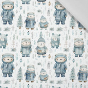 WATERCOLOR WINTER PAT. 4 - Cotton woven fabric