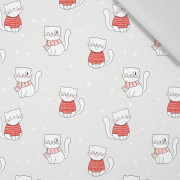 WINTER KITTENS (WINTER FUN) - Cotton woven fabric