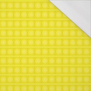BUBBLED / yellow - single jersey with elastane 