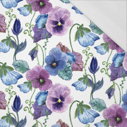 PANSIES (BLOOMING MEADOW) - single jersey with elastane 