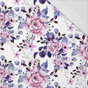 WILD ROSE FLOWERS PAT. 1 (BLOOMING MEADOW) (Very Peri) - single jersey with elastane 