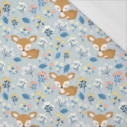 DEERS ON A MEADOW pat. 2 - single jersey with elastane 