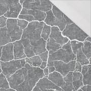 SCORCHED EARTH (white) / ACID WASH (grey) - single jersey with elastane 