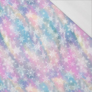 SNOWFLAKES PAT. 2 / RAINBOW OCEAN pat. 3 - single jersey with elastane 