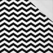 ZIGZAGS / black - single jersey with elastane 