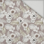 WHITE FLOWERS PAT. 3 - quick-drying woven fabric