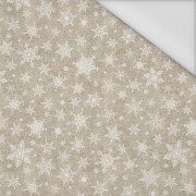 SNOWFLAKES PAT. 2 / ACID WASH BEIGE - Waterproof woven fabric