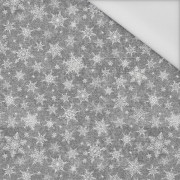 SNOWFLAKES PAT. 2 / ACID WASH GREY  - Waterproof woven fabric