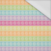 BUBBLED / pastel  - Waterproof woven fabric