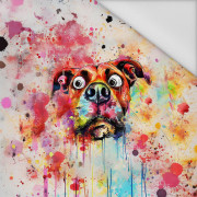 CRAZY DOG - panel (60cm x 50cm) Waterproof woven fabric