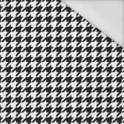 60cm BLACK HOUNDSTOOTH / WHITE - Waterproof woven fabric