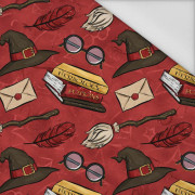 MAGIC MIX PAT. 1 (MAGIC SCHOOL) / red - Waterproof woven fabric