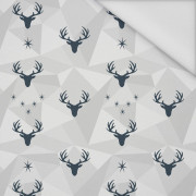 DEERS (adventure) / grey - Waterproof woven fabric