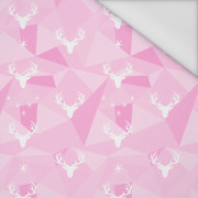 DEERS (adventure) / pink - Waterproof woven fabric