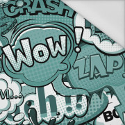 COMIC BOOK (mint) - Waterproof woven fabric