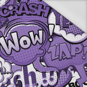COMIC BOOK (purple) - Waterproof woven fabric